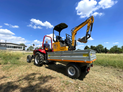 remorcă agricolă trilaterala autorizată pentru tractor mod rm 14 t3