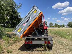 remorcă agricolă trilaterala autorizată pentru tractor mod rm 14 t3