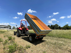 remorcă agricolă trilaterala autorizată pentru tractor mod rm 14 t3