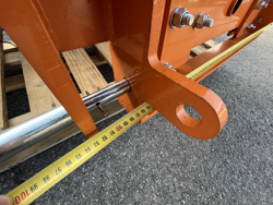 plug de zăpadă 200cm serie medie cârlig de 3 puncte pentru tractor mod ln 200 c