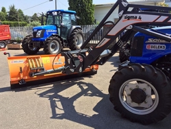 plug deszăpezire 175 cm serie medie cârlig pentru încărcător frontal al tractorului mod ln 175 e