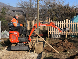 mini excavator compact 1 ton mod m100