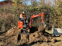 mini excavator compact 1 ton mod m100