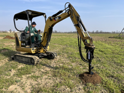 burghiu hidraulic de pământ pentru excavatoare grhd