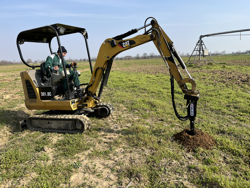 burghiu hidraulic de pământ pentru excavatoare grhd