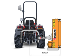 tocatoare laterala ușoară multifuncțională pentru tractor mod volpe 120