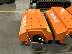 mărunțitor tufiș hidraulic forestier pentru mini excavator tăiere 80 cm mod arm 80