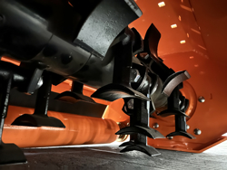 mărunțitor tufiș hidraulic forestier pentru mini excavator tăiere 80 cm mod arm 80