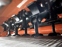 maruntitor tufis hidraulic forestier pentru mini excavator taiere 120 cm mod arm 120