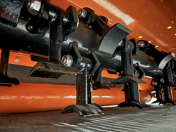 maruntitor tufis hidraulic forestier pentru mini excavator taiere 120 cm mod arm 120