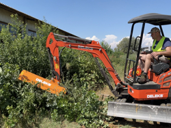 tocatoare maracini pentru mini excavator de 60 cm cositoare hidraulică mod ar 60
