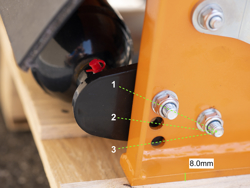 tocatoare maracini pentru mini excavator de 60 cm cositoare hidraulică mod ar 60