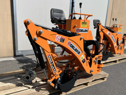 retroexcavator cu cupă montat pentru tractor agricol mod drs 1000t