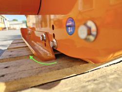 tocator reversibil de resturi vegetale cu ciocane seria medie 120cm pentru tractoare de livada lincione 120 sp rev