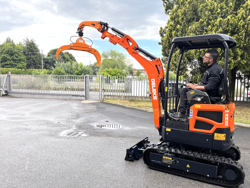 graifer forestier pentru mini excavatoare macarale sau incarcatoare mod dk 10h