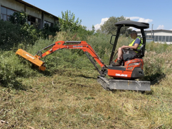 tocatoare maracini pentru mini excavator de 100 cm cositoare hidraulica mod ars 100