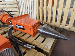 despicator conic hidraulic pentru excavator lsp40