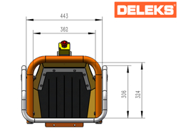 tocator lemn cu tambur si motor independent pentru producția de aschii de lemn mod dk 500 lf