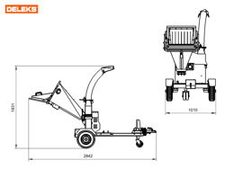 concasor crengi cu motor cu ardere internă honda producție de așchii de lemn mod dk 900 lifan