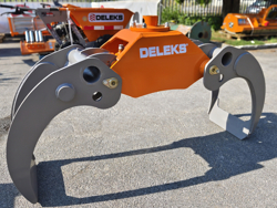 graifer trunchiuri de lemn pentru mini excavatoare sau manipulatoare hidraulice mod dk 18