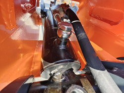 graifer pentru lemn cu rotor cu flanșă capacitate 2000kg pentru excavatoare mod dk 18 gr 100f