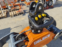 graifer pentru lemn cu rotor cu flanșă capacitate 2000kg pentru excavatoare mod dk 18 gr 100f