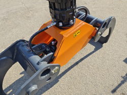 graifer pentru lemn cu rotor cu flanșă capacitate 2000kg pentru excavatoare mod dk 18 gr 100f