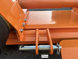 freza orizontala pentru tractor serie medie 125cm de lucru deplasare manuală mod dfm 125