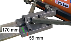 lama de zapada 170 cm serie usoara pentru stivuitoare mod lns 170 f