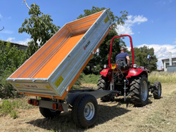 remorcă agricolă trilaterala autorizată pentru tractor mod rm 14 t3h