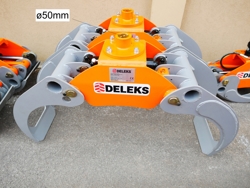 graifer trunchiuri de lemn pentru mini excavatoare sau manipulatoare hidraulice mod dk 16
