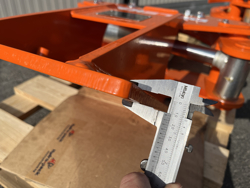 graifer forestier hidraulic cu lama de taiere atasata pentru mini excavator cleste mod cf 11r