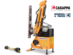 tocator hidraulic cu brat articulat cu cositoare sau tocator mod airone 180 tr