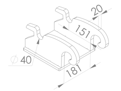 atașament pentru mini excavator cw05