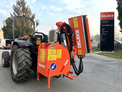 tocatoare cu brat articulat hidraulic cu tocator sau cositoare mod merlo