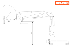 tocatoare cu brat articulat hidraulic cu tocator sau cositoare mod merlo