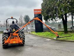 cositoare gard viu manipulatoare montată cu bare de tăiere pentru tractoare mod falco