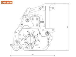 tocator de serie grea deplasabil universal cu ciocane pentru tractoare mod gorilla 200