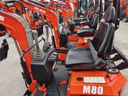 mini excavator compact m80