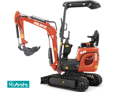 mini excavator compact 1 ton mod m100