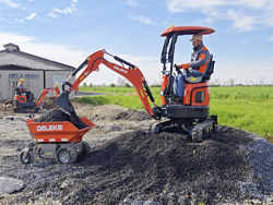 mini excavator compact 1 ton mod m120
