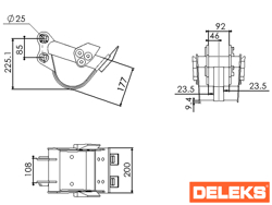 cupă pentru miniexcavator 200