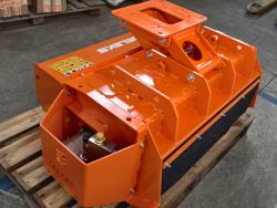 mărunțitor tufiș hidraulic forestier pentru mini excavator tăiere 80 cm mod arj 80