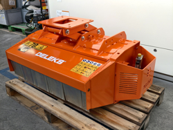 mărunțitor tufiș hidraulic forestier pentru mini excavator tăiere 80 cm mod arj 80