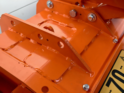 mărunțitor tufiș hidraulic forestier pentru mini excavator tăiere 80 cm mod arj 80