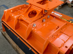 mărunțitor tufiș hidraulic forestier pentru mini excavator tăiere 80 cm mod arj 80