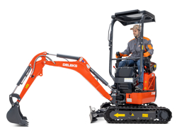 mini excavator compact 1 ton mod s100