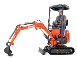 mini excavator compact 1 ton mod m100