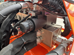 tocatoare cu brat articulat hidraulic cu tocator sau cositoare mod merlo