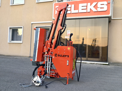 tocatoare cu brat articulat hidraulic cu tocator sau cositoare mod airone